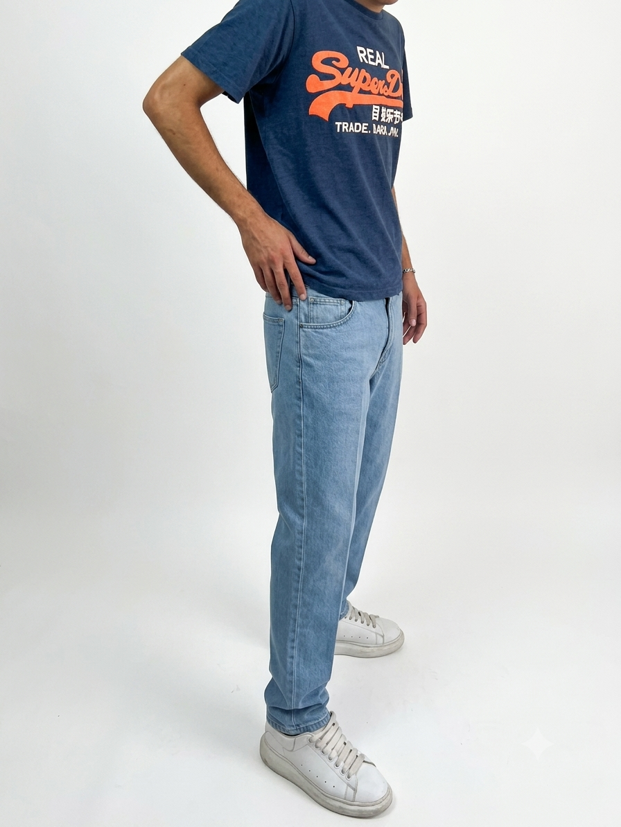 Iced Wash Jeans — Slim Fit