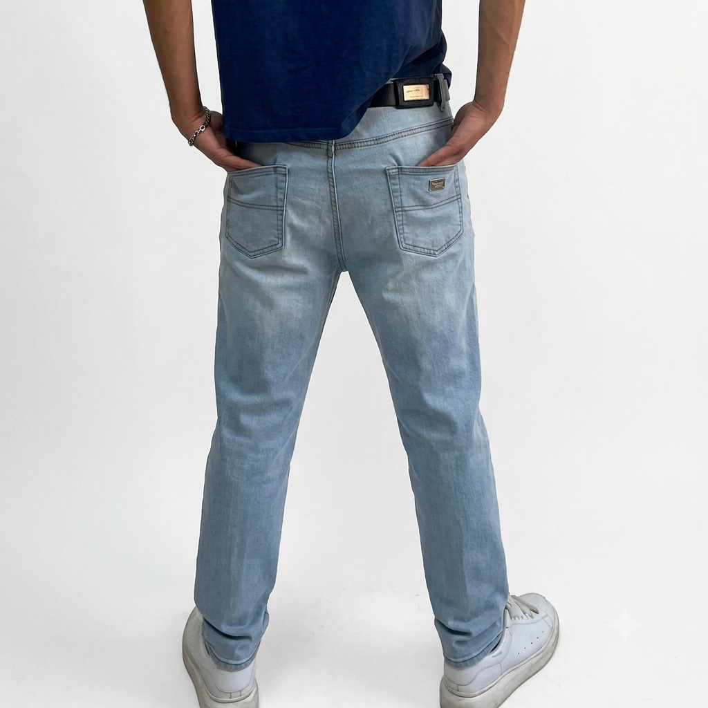 Iced Wash Jeans — Slim Fit