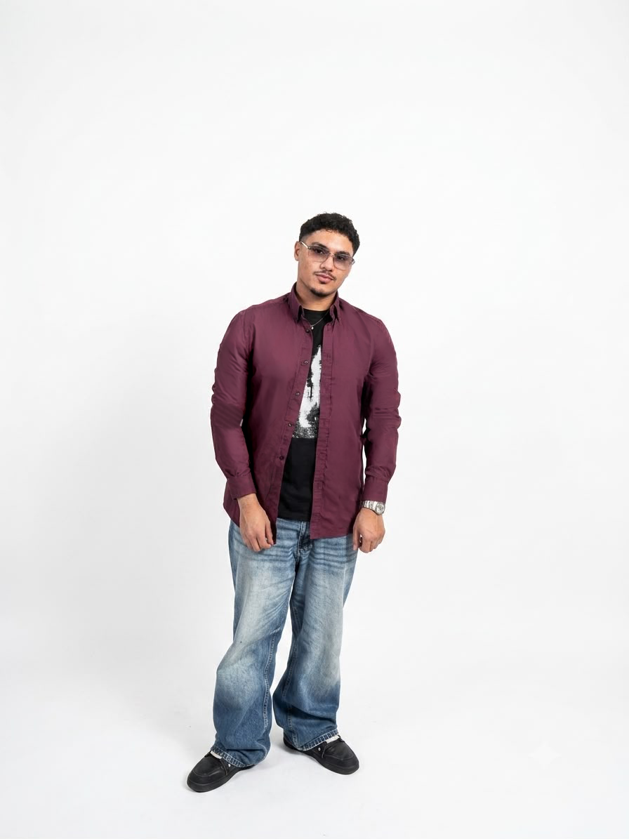 Damzon Classic Shirt — Red