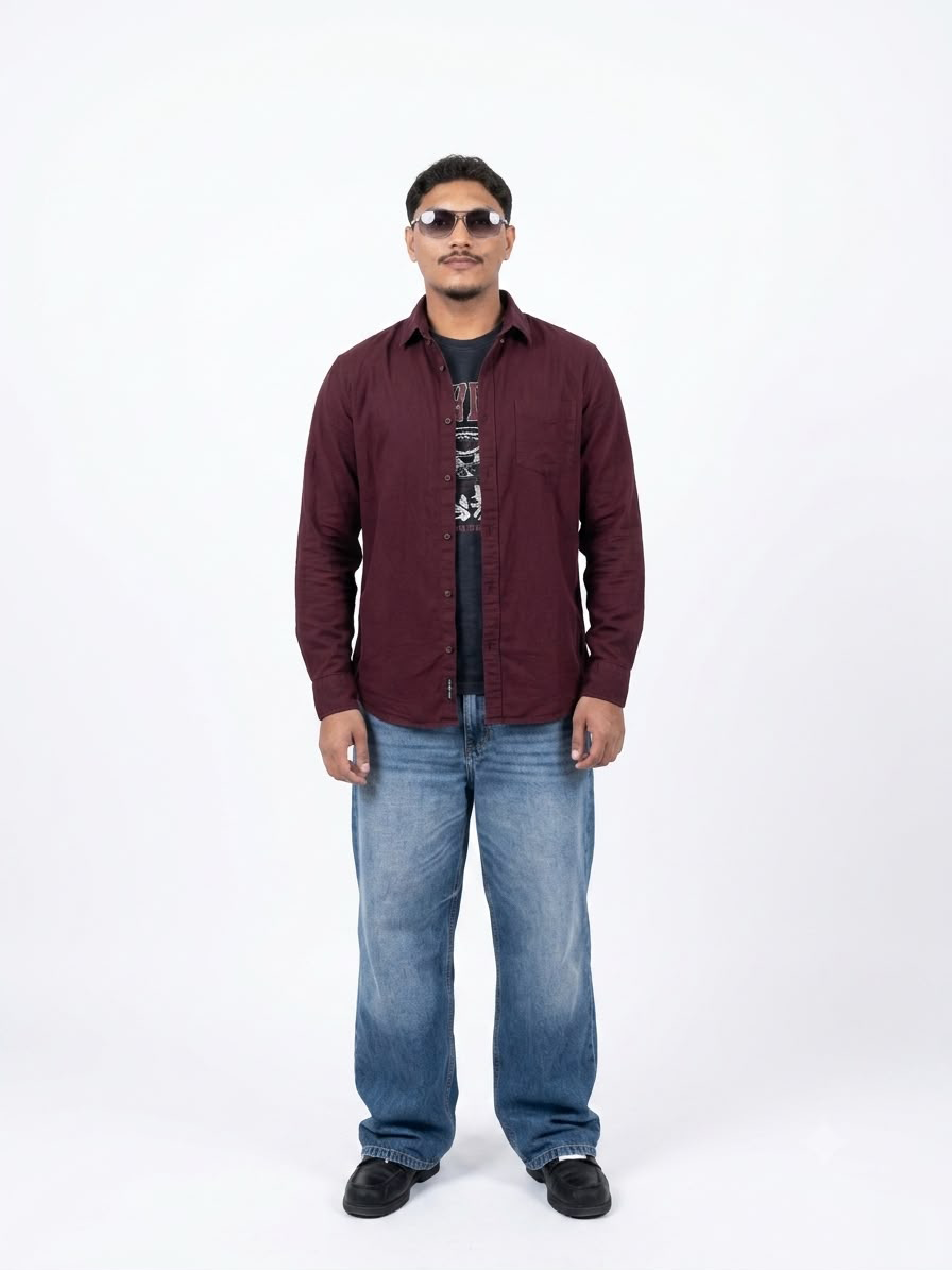 Damzon Classic Shirt — Red
