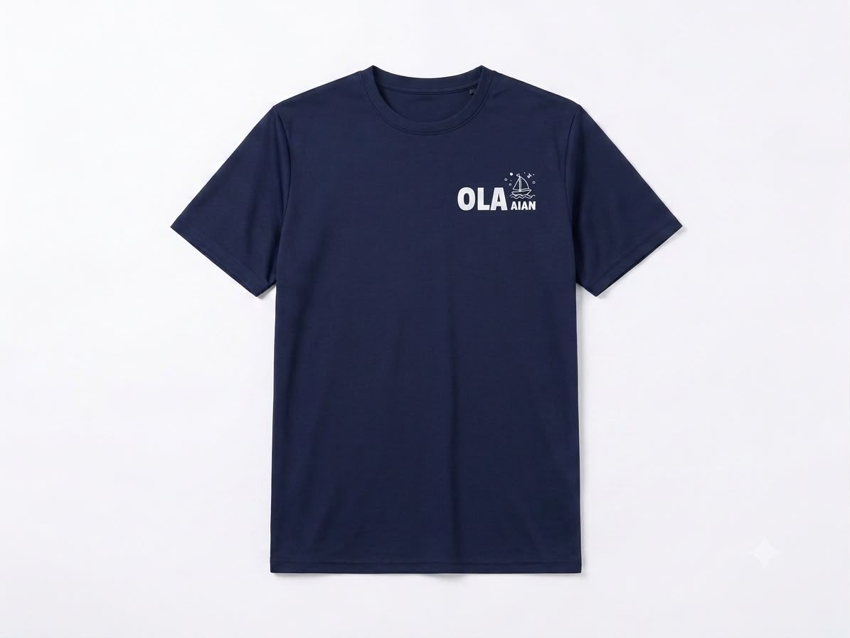 Olaan Tee — Navy Blue