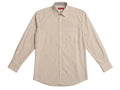 Damzon Linen-Feel Shirt — Beige