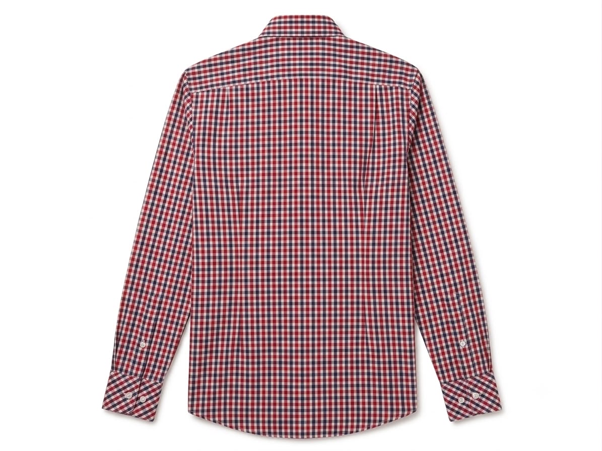 Damzon Check Shirt — Red & Blue