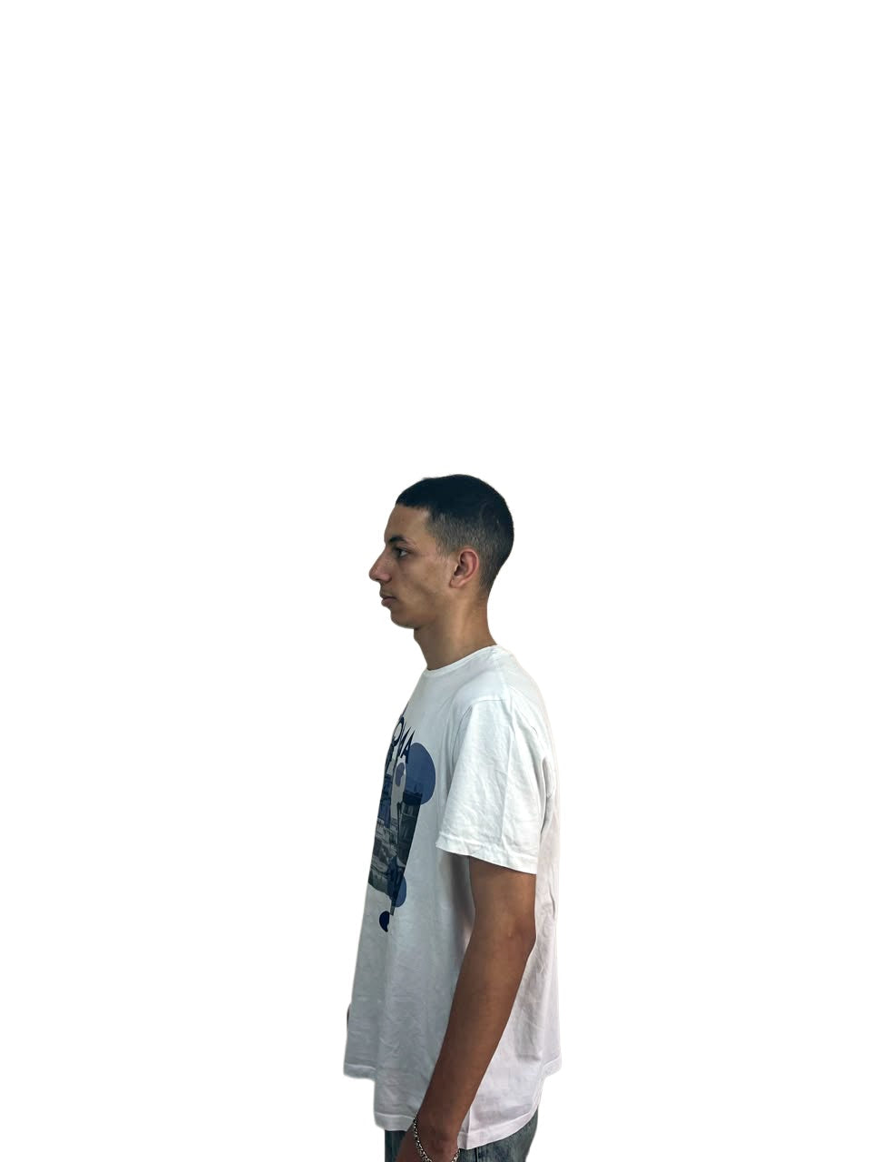Roma Graphic Tee — White