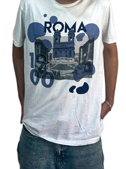 Roma Graphic Tee — White